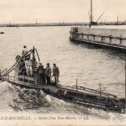 CPA - Marine de Guerre - LA PALLICE-ROCHELLE - Sortie d'un Sou - Marin N°4214
