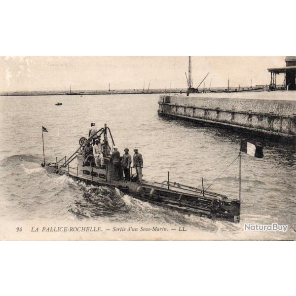 CPA - Marine de Guerre - LA PALLICE-ROCHELLE - Sortie d'un Sou - Marin N4214