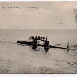 CPA - Marine de Guerre - CHERBOURG Sou - Marin " Z "N°4218