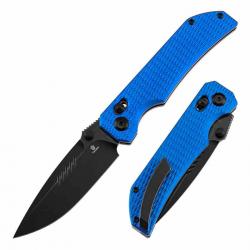 Couteau Tenable Eaglestrike Lame Nitro-V Manche Alu Blue Cross Bar Lock TB1095V6
