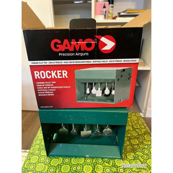 Cible mcaique mtal Gamo Rocker - peu utilis, parfait tat avec boite d'origine