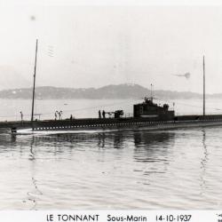 CPA - Marine de Guerre -  Sous - Marin " LE TONNANT " N°4219