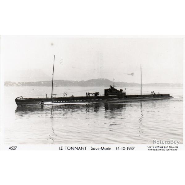 CPA - Marine de Guerre -  Sous - Marin " LE TONNANT " N4219