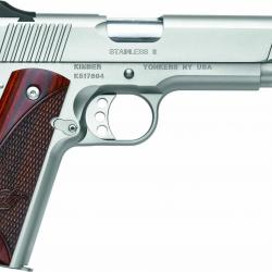 Pistolet semi automatique Kimber 1911 Cal.45ACP Stainless 2