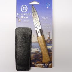 Couteau Le Coq Francais MARIN + Etui