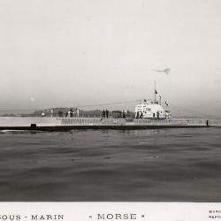 CPA - Marine de Guerre -  Sous - Marin "MORSE " N°4221