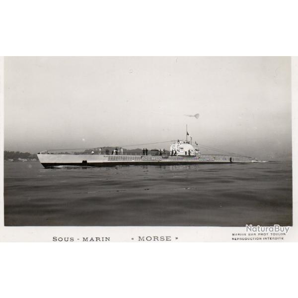 CPA - Marine de Guerre -  Sous - Marin "MORSE " N4221