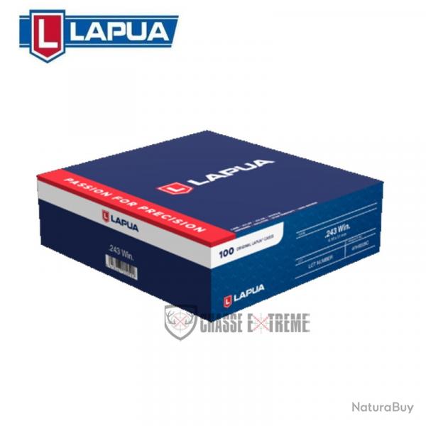 100 Douilles LAPUA Cal 243 Win