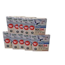 250 CARTOUCHES WINCHESTER SX34 12/70 34G HP BOURRE JUPE carton de 10 boites de 25 munitions go
