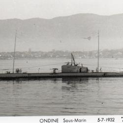 CPA - Marine de Guerre -  Sous - Marin " ONDINE " N°4222