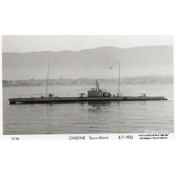 CPA - Marine de Guerre -  Sous - Marin " ONDINE " N4222