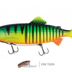 Leurre Souple Fox Rage Giant Jointed Replicant 27cm 27cm 240g Fire Tiger UV