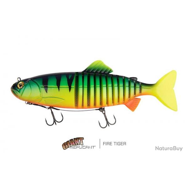 Leurre Souple Fox Rage Giant Jointed Replicant 27cm 27cm 240g Fire Tiger UV