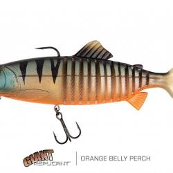 Leurre Souple Fox Rage Giant Jointed Replicant 27cm 27cm 240g Orange Belly Perch UV