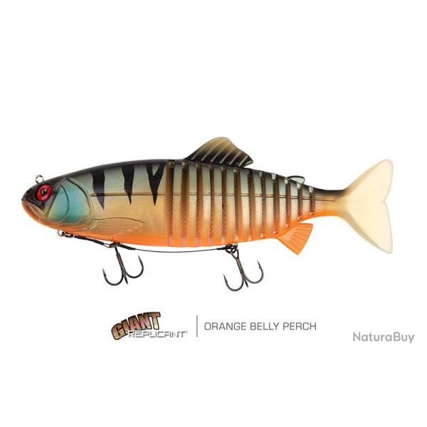 Leurre Souple Fox Rage Giant Jointed Replicant 32cm 350g 32cm Orange Belly Perch UV
