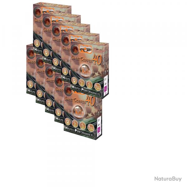 100 CARTOUCHES FOB SWEET COPPER HP 12MAG 40G 10 boites de 10 munitions go
