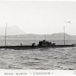 CPA - Marine de Guerre -  Sous - Marin " LESPOIR " N&deg;4225