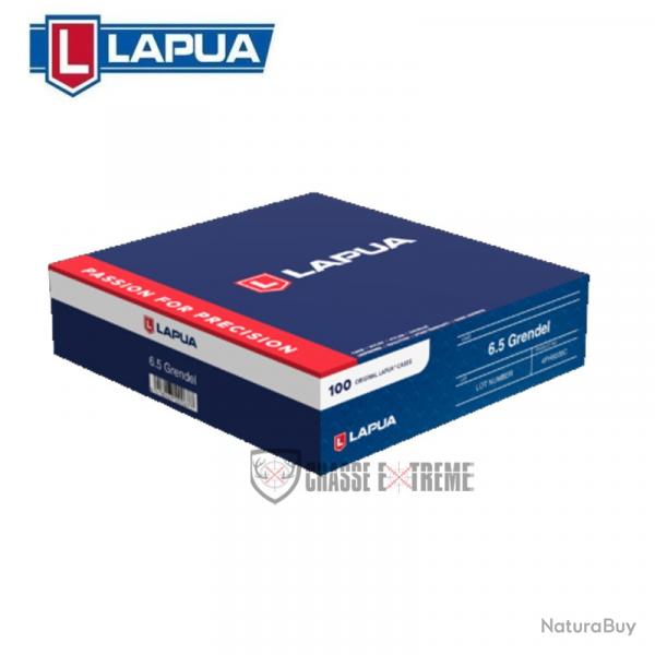 100 Douilles LAPUA Cal 6,5 Grendel