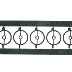 plaquette d'inserts rond pour guidon REDFIELD INTERNATIONAL   2.8/2.9/3/3.1/3.2 mm