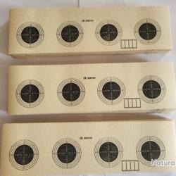 Lot 500 cibles en carton 28x8cm