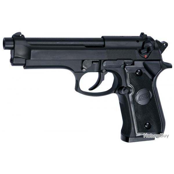 Pistolet a bille airsoft M92 F noir ASG