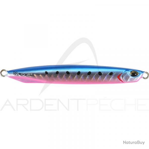 Jig DUO Drag metal cast super slim blade 80g PFA0621 UV Blue pink sardine