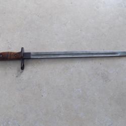 Baïonnette U.S.17 fabricant Remington sans fourreau.