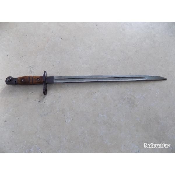 Baonnette U.S.17 fabricant Remington sans fourreau.