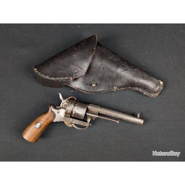Revolver systme Le Faucheux officier militaire ? Bouclier protge broches