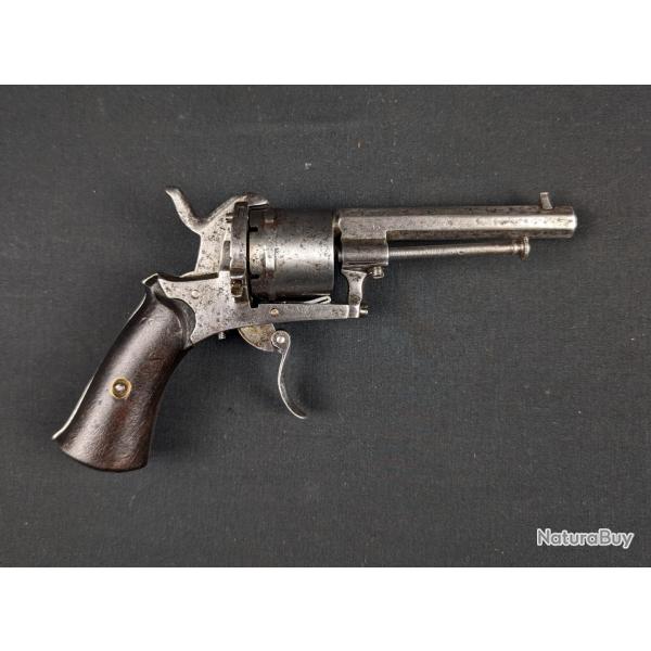 Revolver systme Le Faucheux sign COLLEYE sur le canon