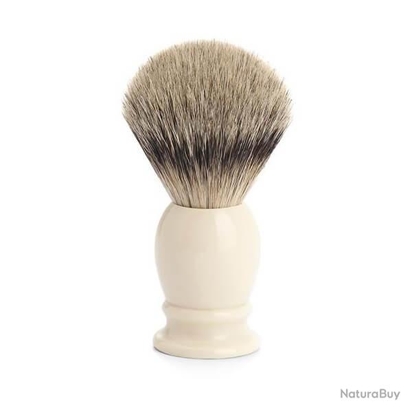 Blaireau Muhle Classic synthtique argent monture ivoire 33K257