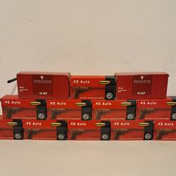 Lot de 600 munitions 45 acp