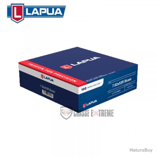 100 Douilles LAPUA Cal 7,62x53R