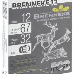 LOT DE 50 BALLES BRENNEKE FOB CAL 12X67  32GR