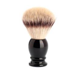 Blaireau Muhle Classic synthétique argenté monture noir 35K256