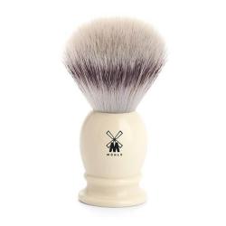 Blaireau Muhle Classic synthétique argenté monture ivoire 39K257