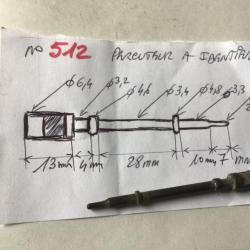 VENDU PAR LE-CUIRASSIER N°512 PERCUTEUR PISTOLET WALTHER P38