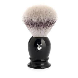 Blaireau Muhle Classic synthétique argenté monture noir 39K256