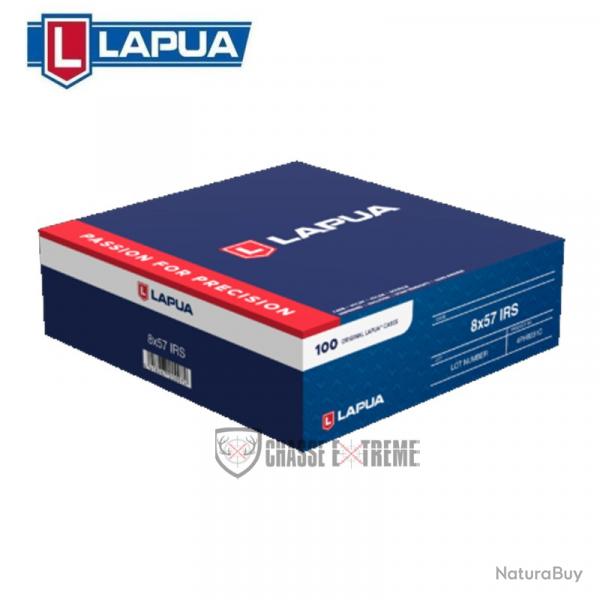 100 Douilles LAPUA Cal 8x57 JRS