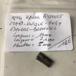 VENDU PAR LE-CUIRASSIER N° 4 HAUSSE PISTOLET MAB-UNIQUE-RUBY -MAUSER-BROWNING