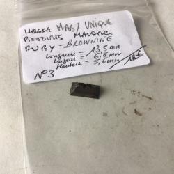 VENDU PAR LE-CUIRASSIER N° 3 HAUSSE PISTOLET MAB-UNIQUE-RUBY -MAUSER-BROWNING