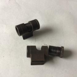 VENDU PAR LE-CUIRASSIER TUNEL DE VISÉE (ACIER) POUR INSERTS DE CARABINE GEVARM 22 SHORT A2