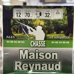 CARTOUCHE MAISON REYNAUD tunet calibre 12 70 32g BJ x20