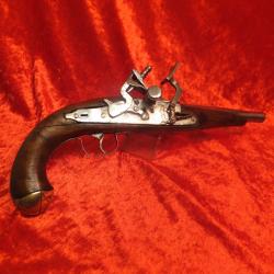 Grand Pistolet à platine à chenapan. oriental ou Espagne