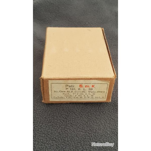 Boite vide 7,92 Mauser ww2 1939