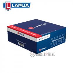 100 Douilles LAPUA Cal 338 Norma Mag