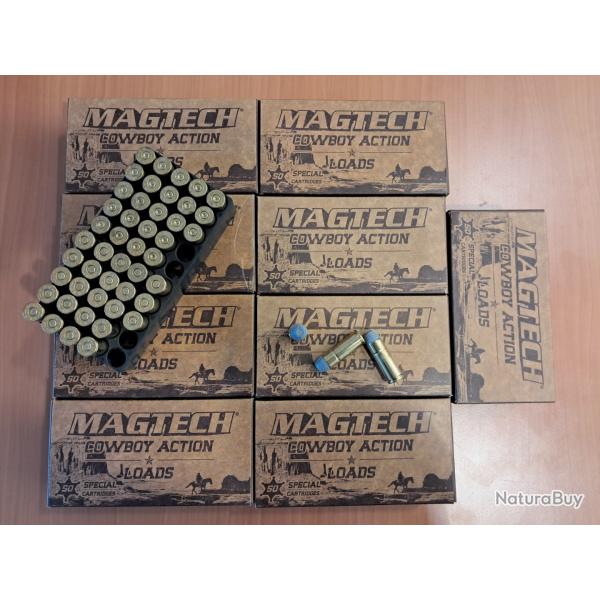 Lot de 476 munitions 45 colt magtech
