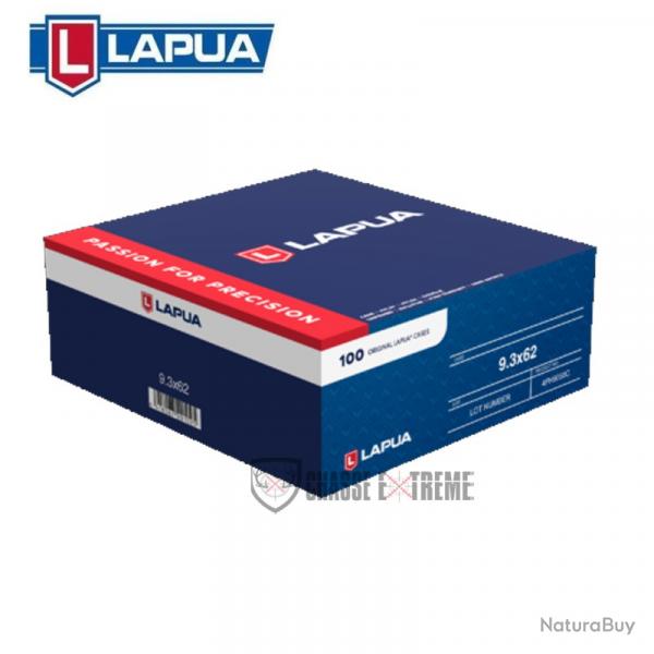 100 Douilles LAPUA Cal 9,3x62