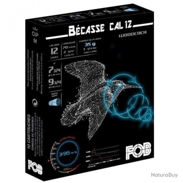 Cartouches de chasse FOB Spcial Bcasse - Cal.20/70 - 7 3/4 + 9 3/4 / Par 1