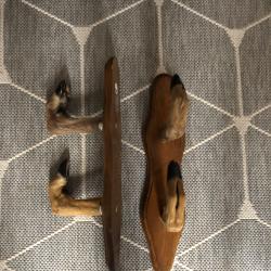 Râtelier a fusil en pate de chevreuil